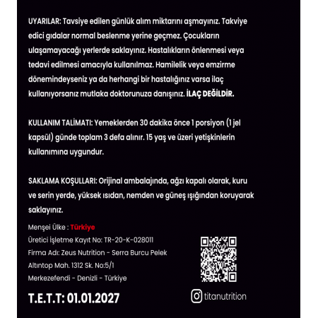 Titan Premium CLA 60 CAPSÜL